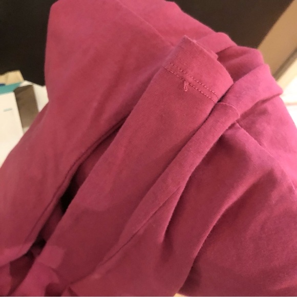 Lole Lola Tunic Long‎ Sleeve Asymmetric Dress Fuchsia Pink Purple Small - Picture 7 of 8